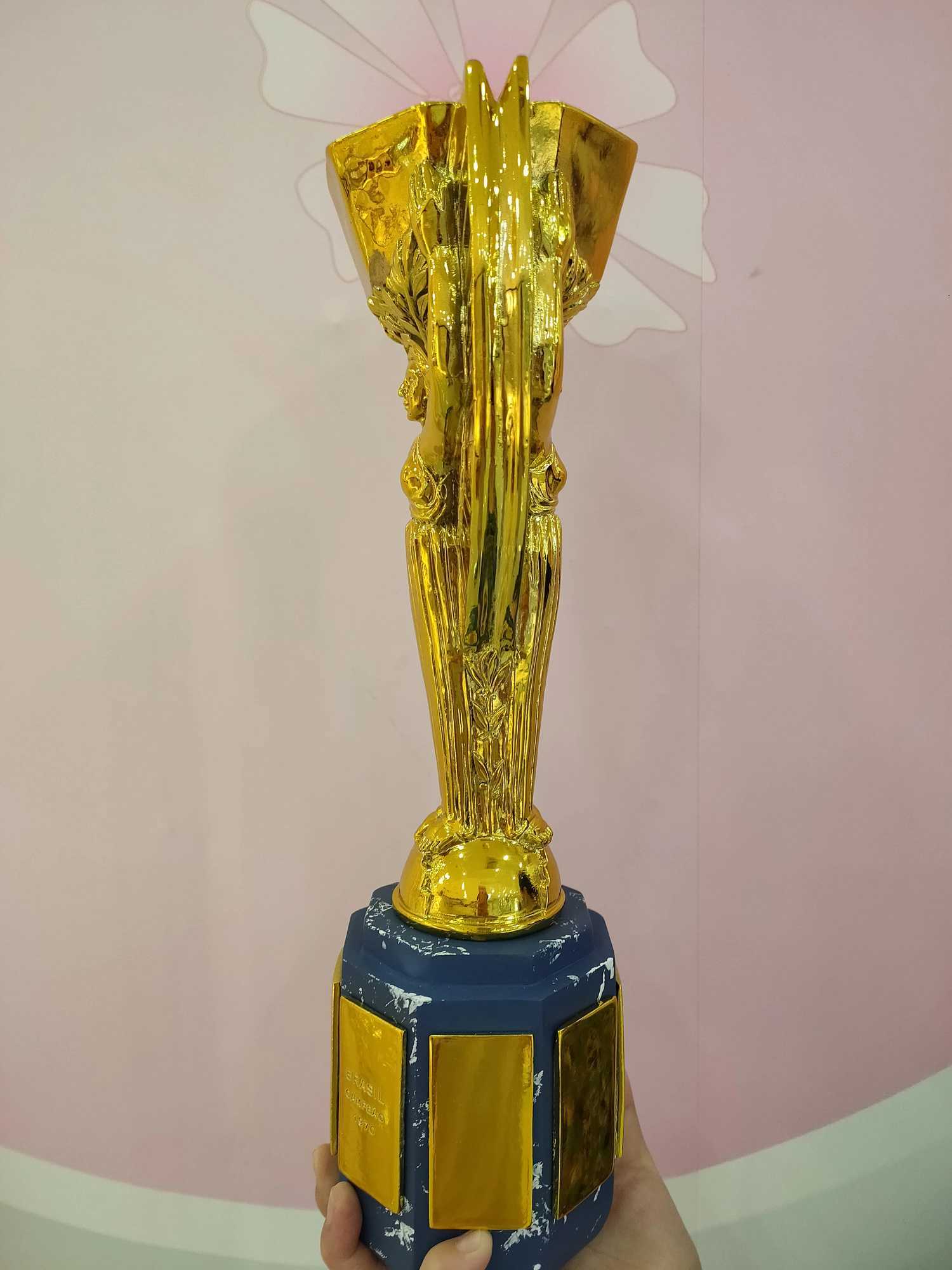 Football Trophy Cup Jules Rimet Trophy CPU Gift for Soccer Souvenirs Award Soccer Ball Fans CollectionW251125