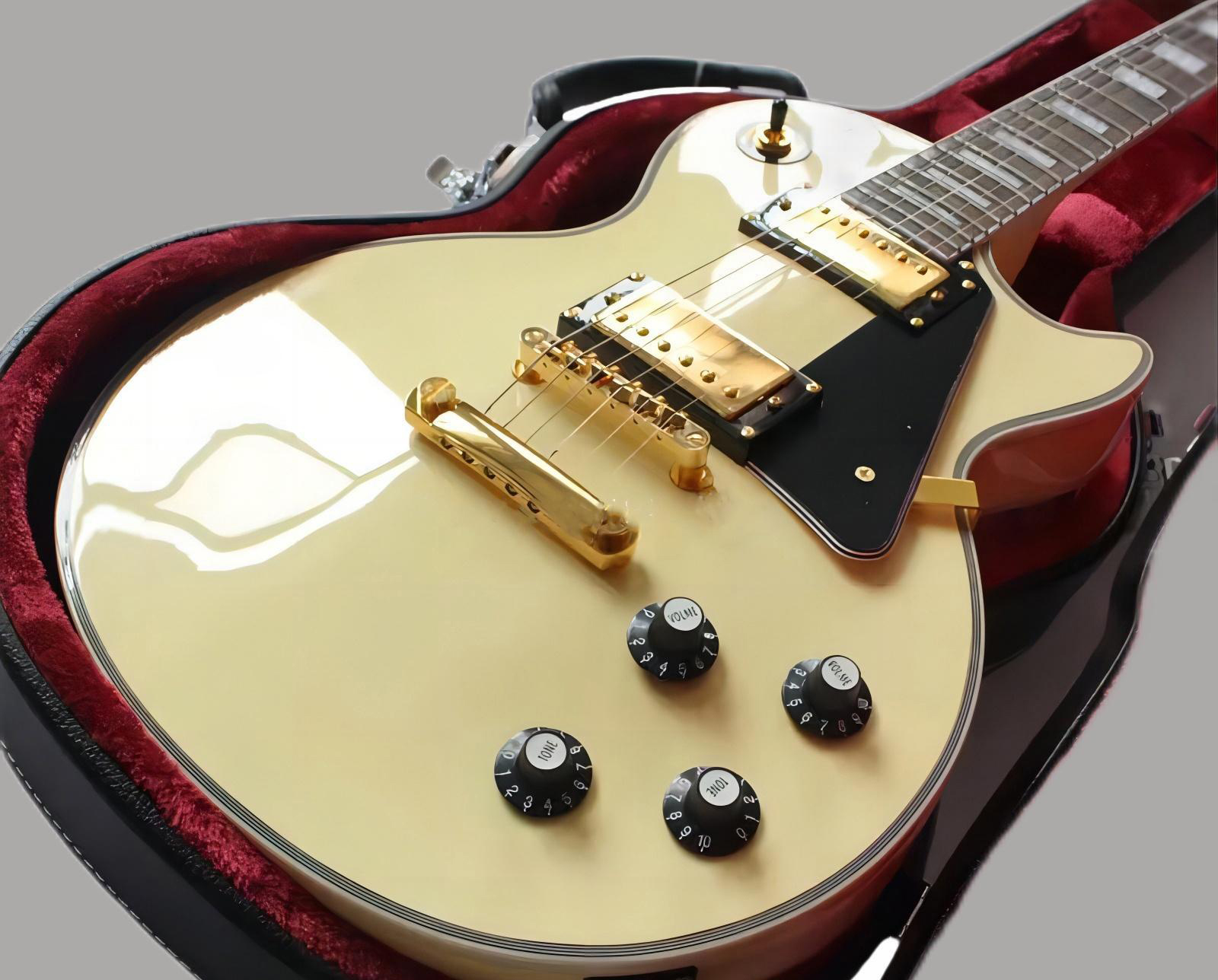 factory Hot Custom hotVOS Randy Rhoads Electric Guitar, Cream finish,one piece neck guitarra