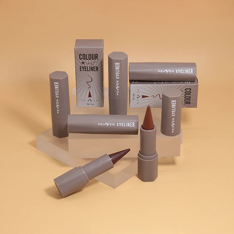 Three color matt eyeliner cream durable waterproof anti easy to apply silky smooth delicate 250418