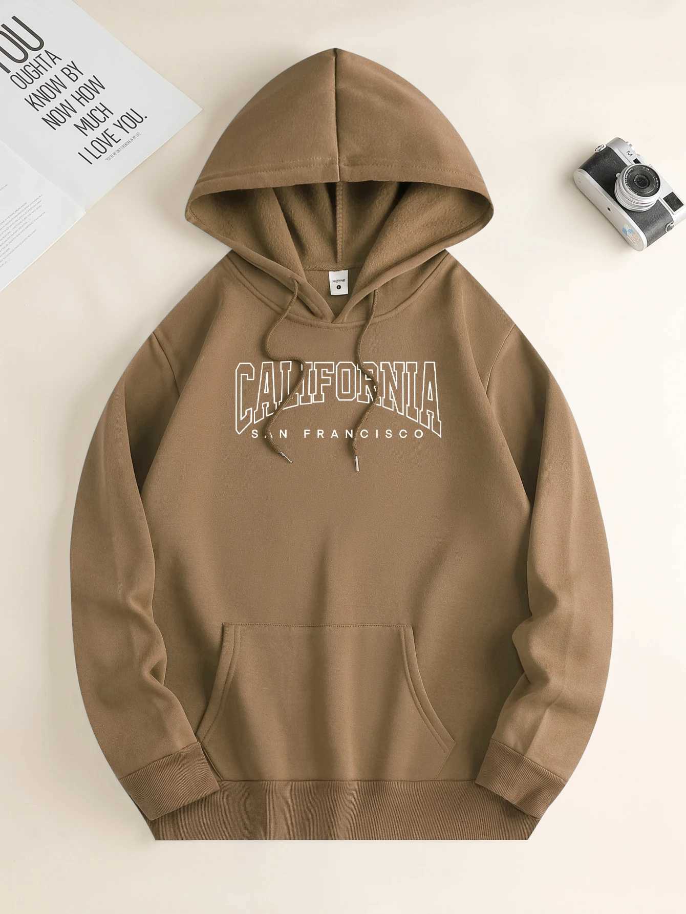 2025 Mens New Fashion Items Front Kangaroo Pocket Hoodie Casual Day Pullover Hoodie Mens Jacket w250425
