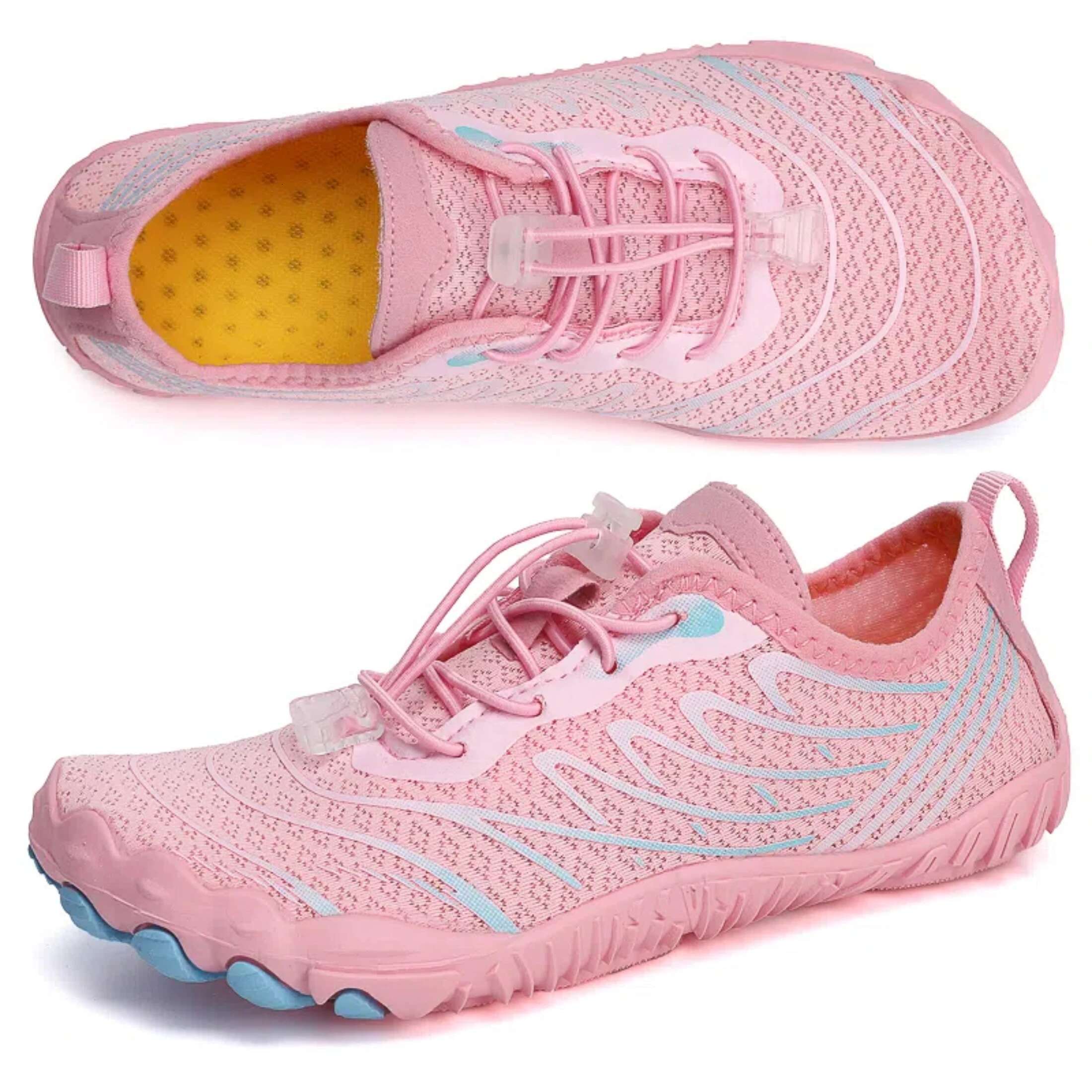 Summer Striped Mesh Water Shoes Women Breathable Quick Drying Anti Slip Sole Ideal For Beach Surfing Hiking Swimming Ddmysaturn