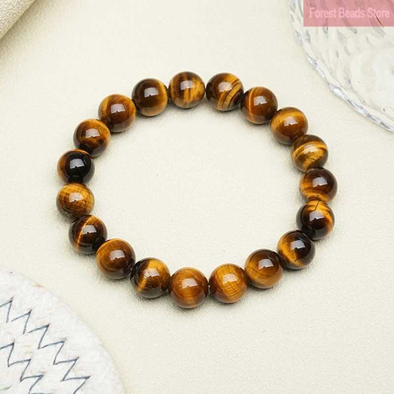 High Quality Yellow Tiger Eye Stone Bracelet Natural Stone Handmade Fine Bangles Handmade Healing Reiki Yoga Jewelry 6/8/10/12mm J251125