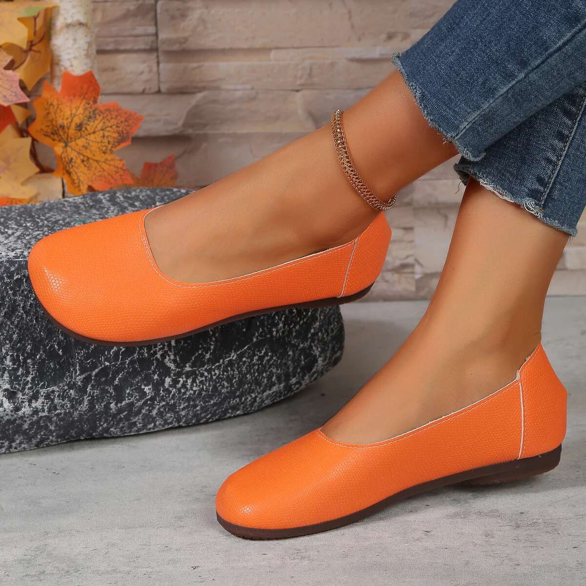 Popular flat sole round toe bean 2024 new soft soled women's large size single shoe grandmother shoes ddmykukumalu