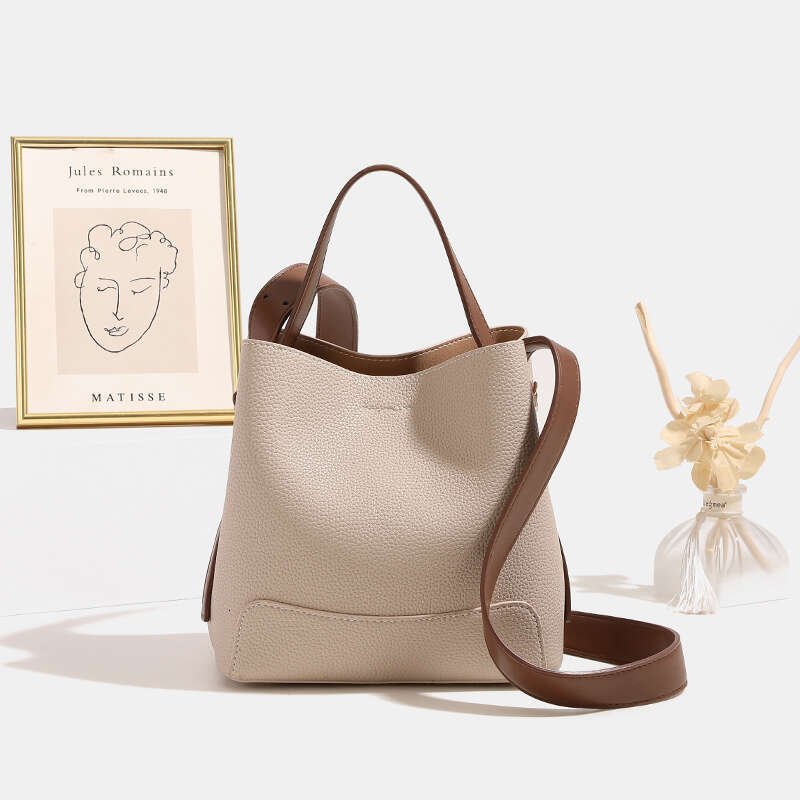 Hong Kong Exquisite Handbag Women S New Fashionable Crossbody Bag High End And Versatile Portable Bucket Bag