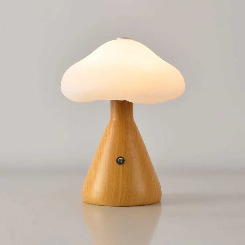 Mushroom-shaped Desk LampCharging Touch Switch Bedroom Bedside LampSuitable for Bedside and Camping Scenes C251125