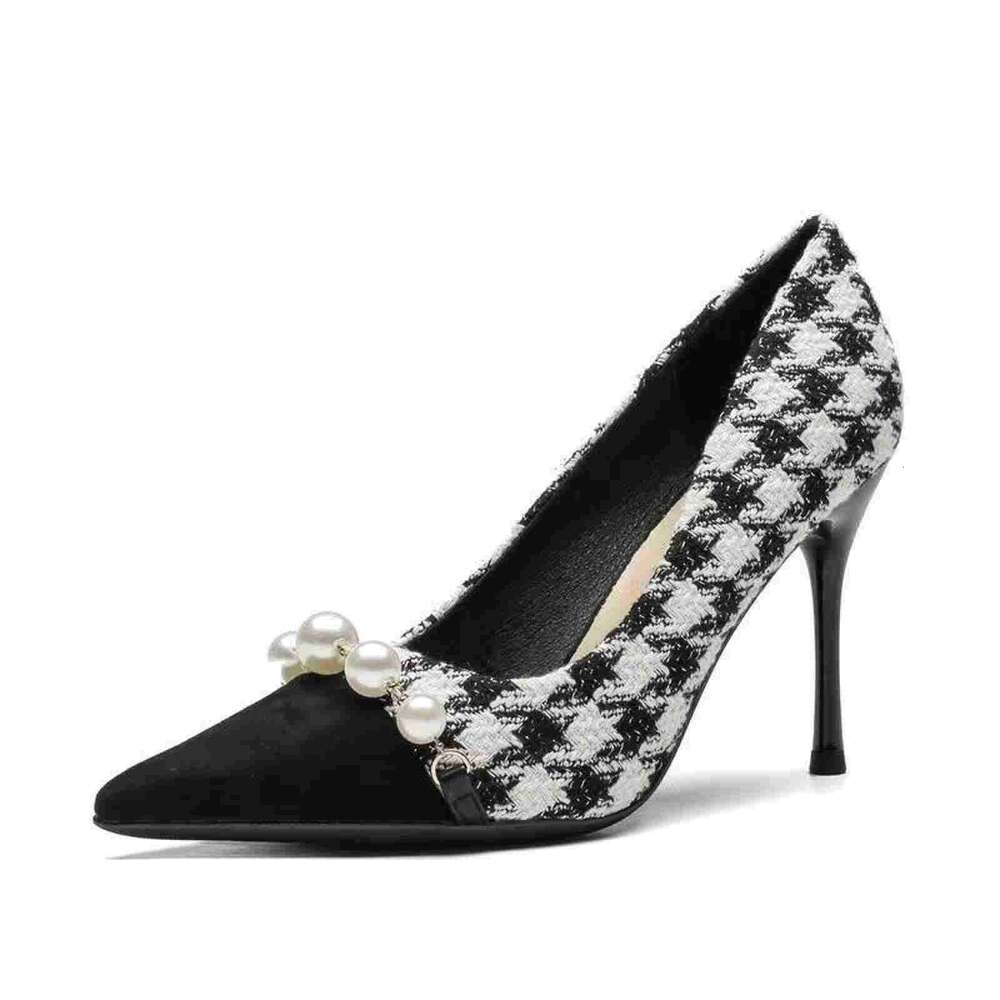 Xiaoxiangfeng High Heels 2024 New Autumn Pointed French Single Shoes with a Thousand Bird Style, Elegant Ladies' Fine Heels, Large Size
