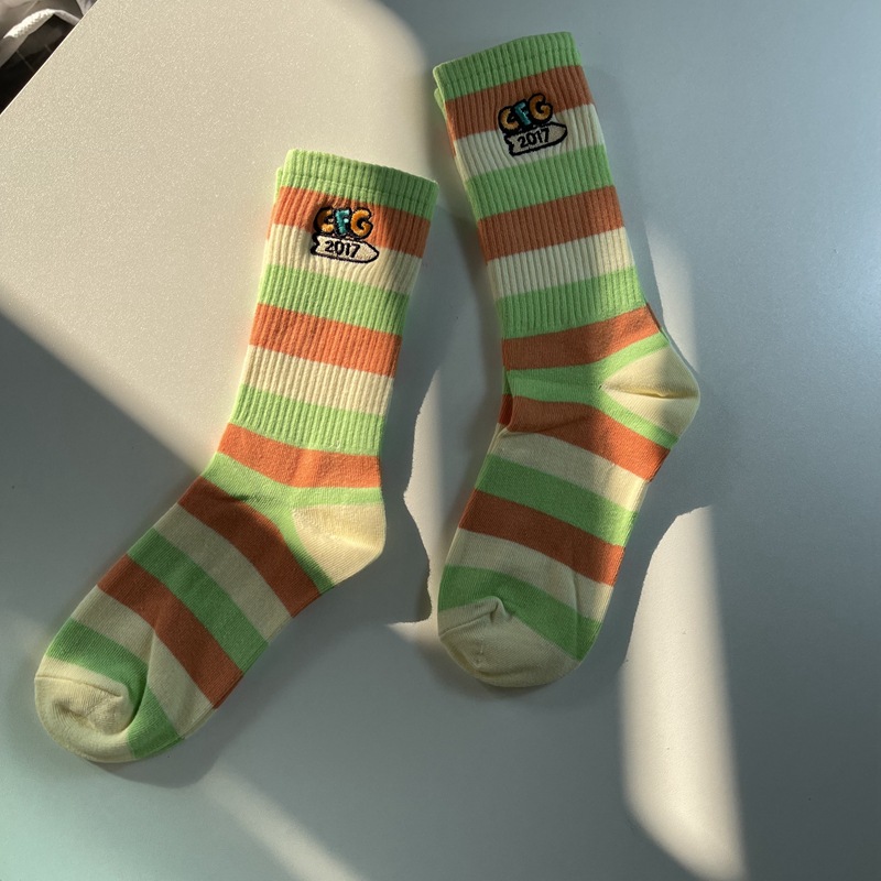 GOLF Cotton Socks Thicken Street Fashion Sports Comfortable Beautiful Socking Autumn Winter Breathable Mid Tube Socks