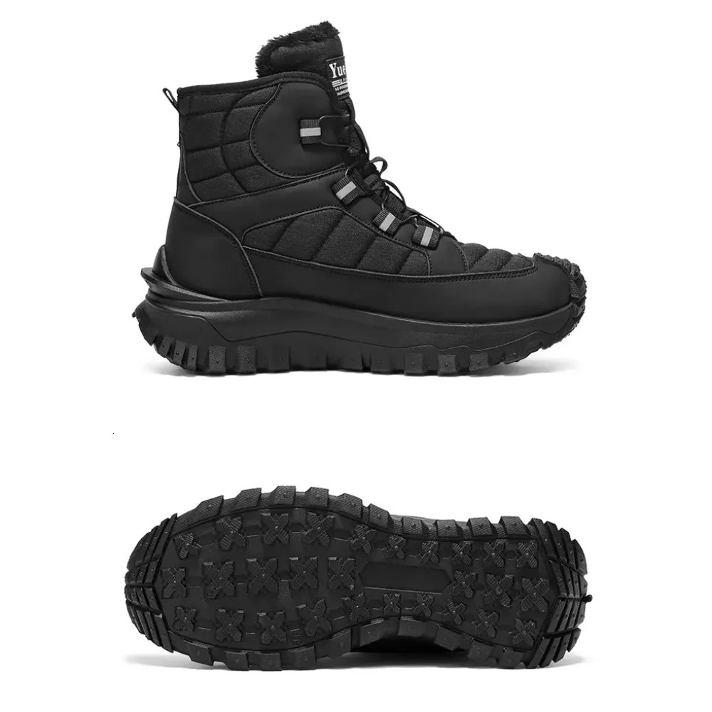 Winter Swivel Buckle Fleece Waterproof Snow Boots Outdoor Non-slip and Wear-resistant 251124