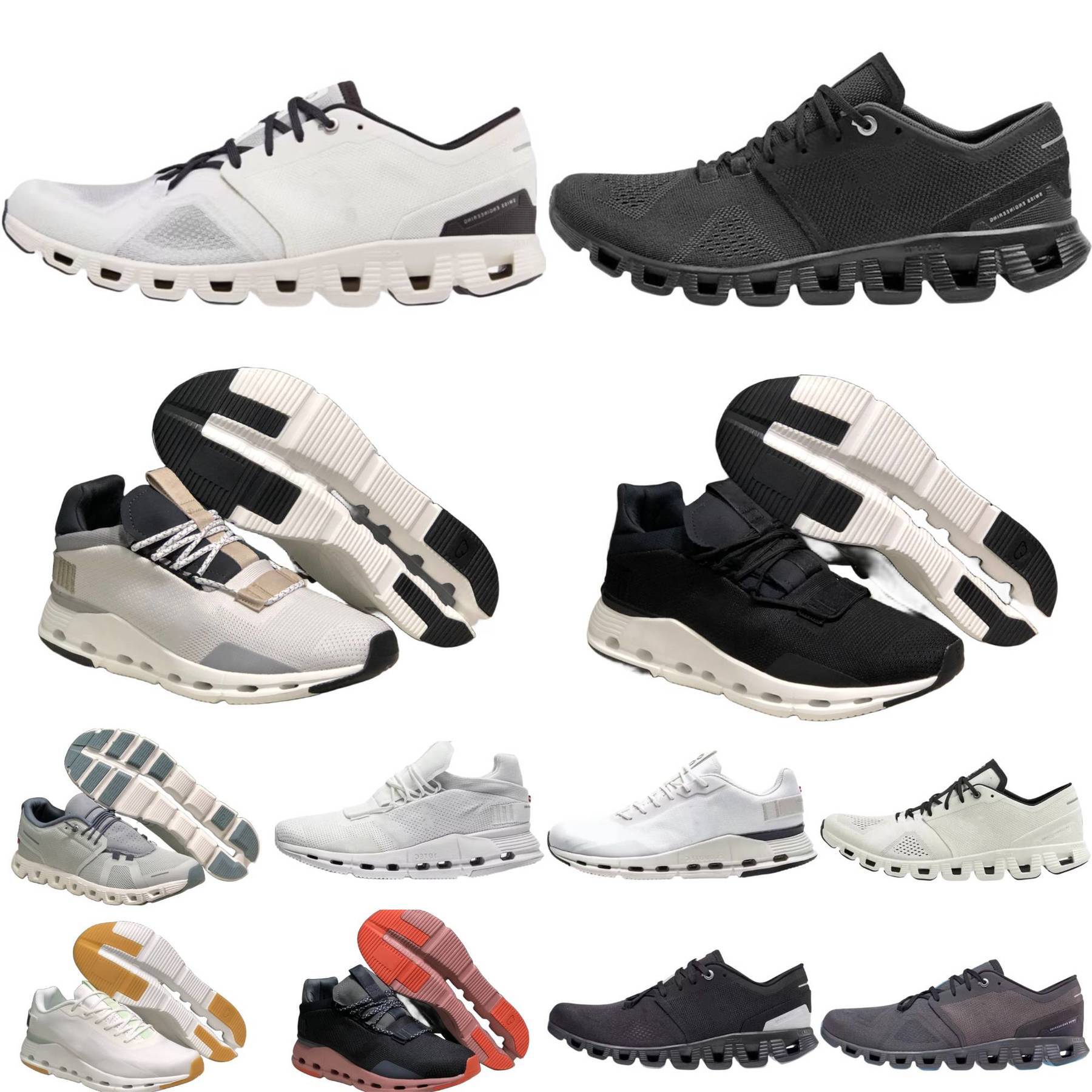 Trainers 4 5 3AD Oncloudes Sports Shoes Mens Monster X3 All Black White Ivory Cloudmonsters Running Shoes Womens Sporty Breathable Casual Outdoor Sneakers N586