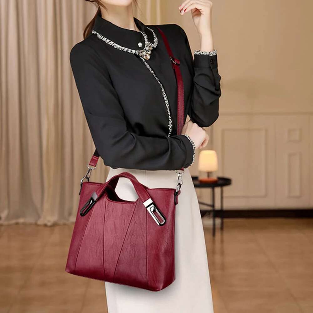 Women's Shoulder Famous Brand Women Designer High Quality Crossbody Bags Ladies Leather Tote Handbags