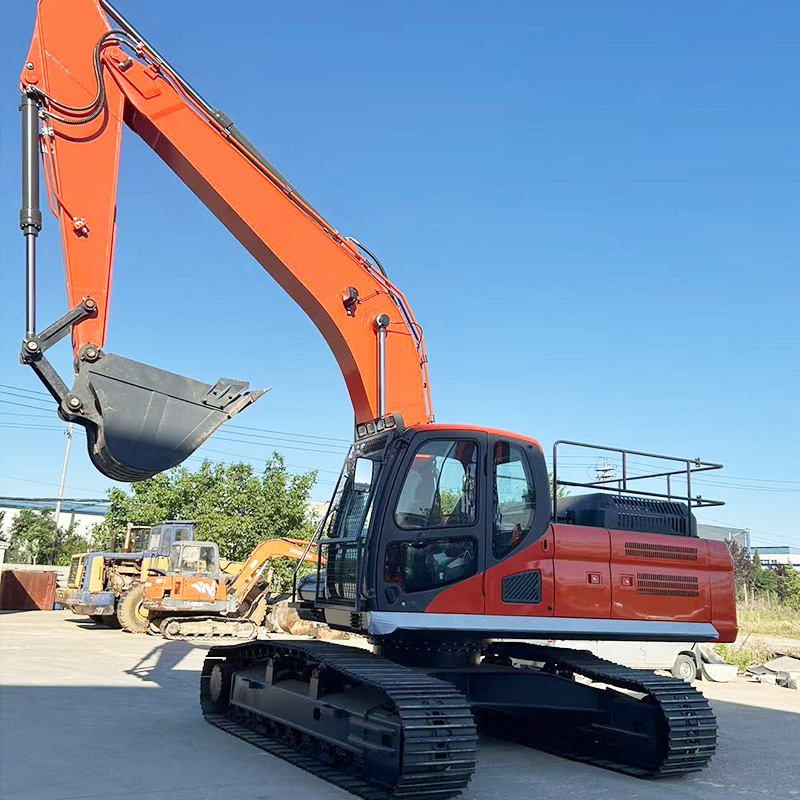 China Discount 4WD Wheel Excavator 7.5Ton Backhoe Machine JG75X with CE Certificate