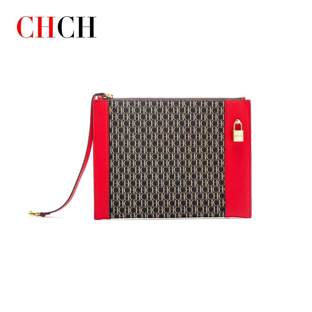 CHCH Women's Wallet 2024 New Letter Printed Zipper Envelope Business Credit Card Bag