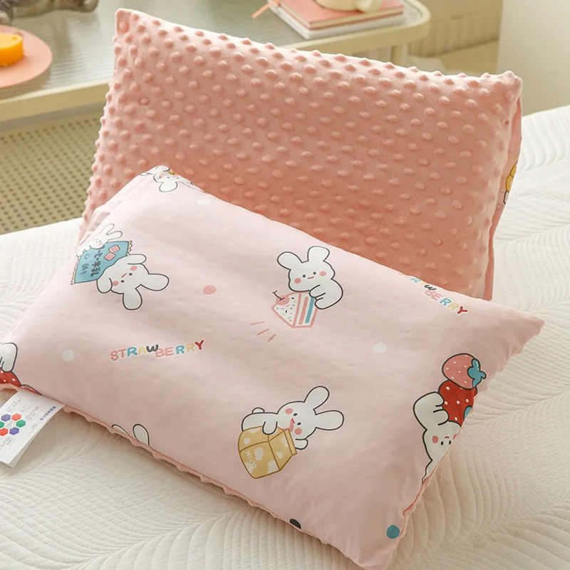 1pcs Class A Baby Cotton Bean Pillow Removable Infant Down Childrens Pillow Baby Pillow born Pillow Toddler Sleeping Pillow 250424