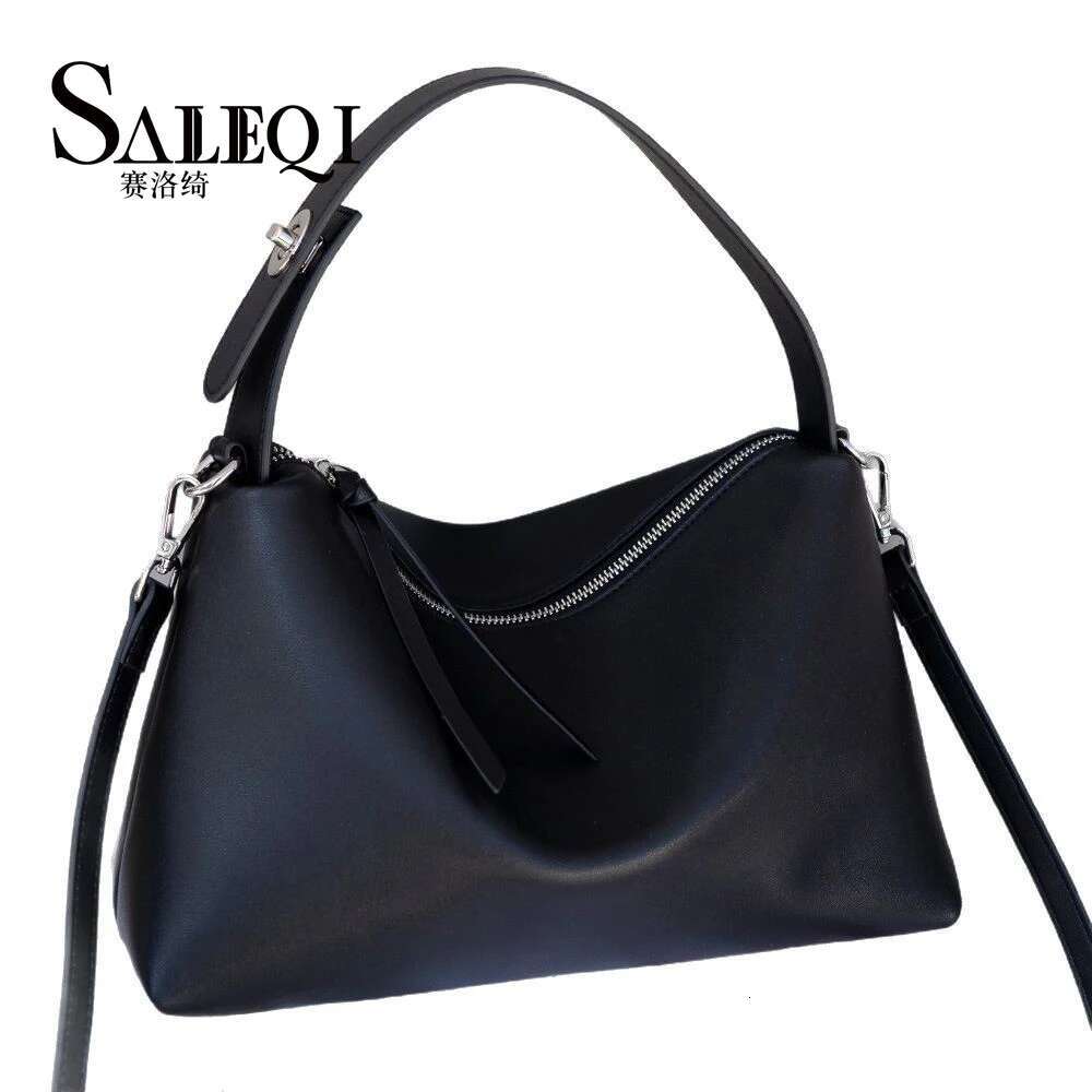 Genuine Leather Fashon Brand Designer Women Shoulder Crossbody Coffe Bags Ladies High Quality Balck Handbag Brown 2025