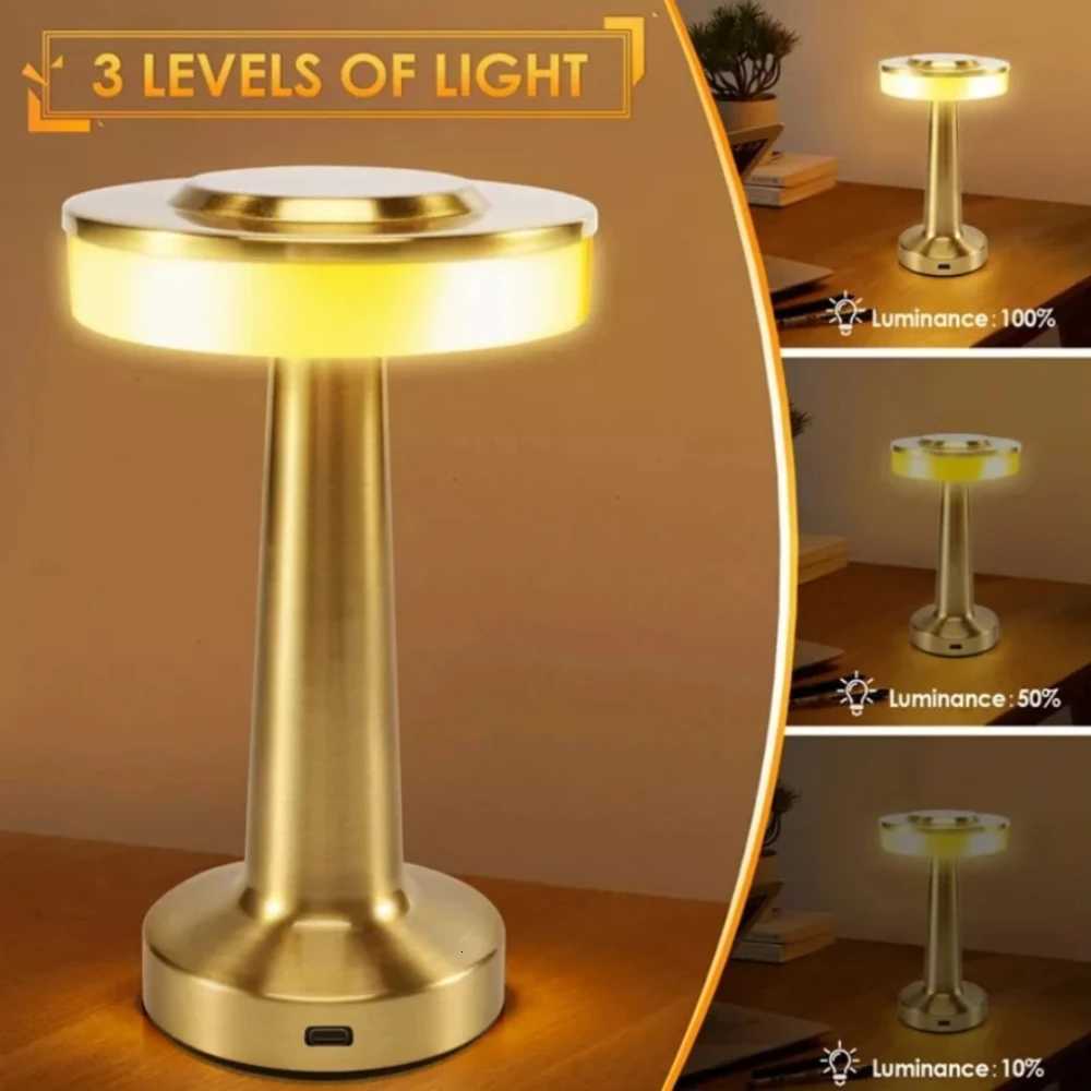 Household Desk Lamp USB Rechargeable Simple Mood Lig Touch Table Lamp Bedside Night Light for Bar KTV Hotel Coffee Shop BedroomM251125
