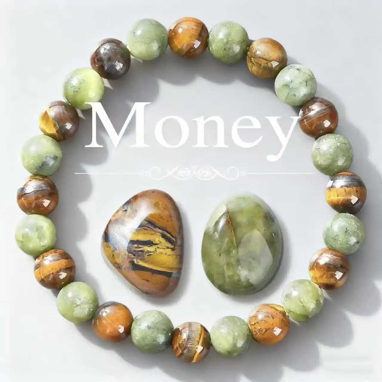 Prosperity and Abundance Healing Bracelet - Relaxing Bracelet to Enhance Personal Success Power and Health J251125