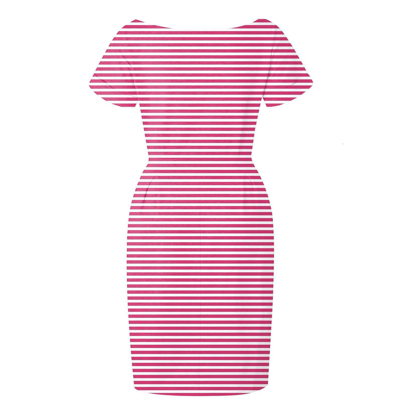 Dongdumaoyi Summer Women Midi Dress Maxi Split Striped V Neck Beach Tshirt Female Vacation Casual Short Sleeve Loose