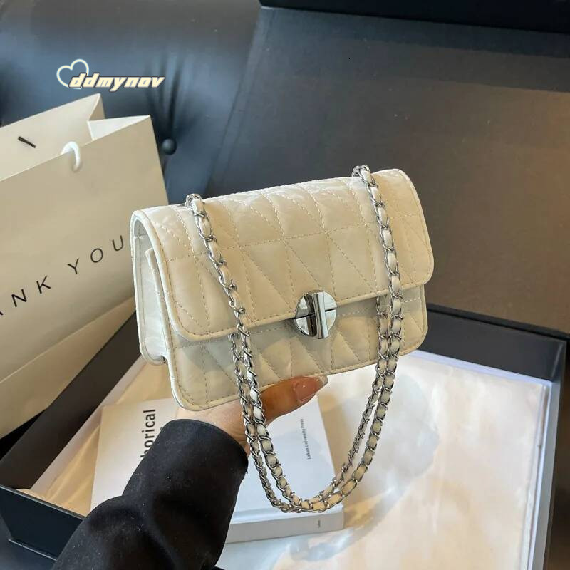 Fashion Women 2025 New Trendy High End Fashionable Versatile Single Shoulder Crossbody Stylish Small Square Messenger Bag ddmynov