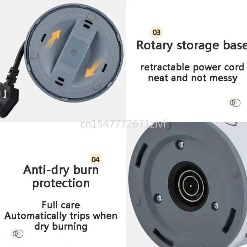 110 Volts 220 Volts 600 Watts 08 Liters Small Portable Household Electric Kettle 304 Stainless Steel Material C251125