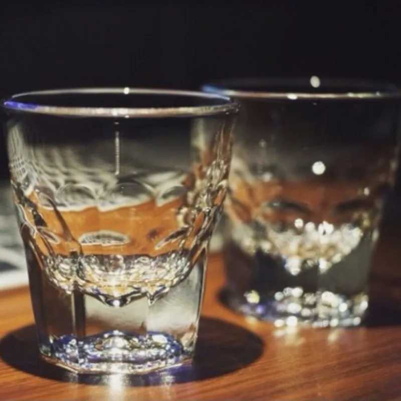 1/2/4/6pcs 4oz Blue Bottle Dedicated Flat White Coffee Glass Iced Latte Cup for Itan Espresso Small Glass Cup for Coffee Y251125