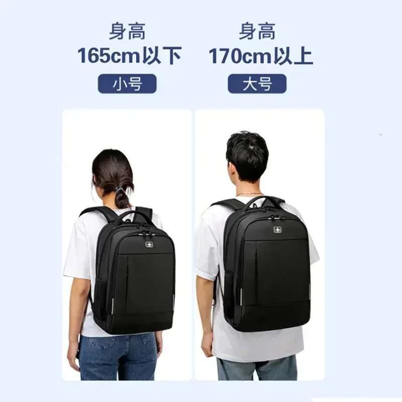 Designer bag New Men Men's Business Middle School Bag Large Capacity Wear-resistant Travel Laptop Backpack