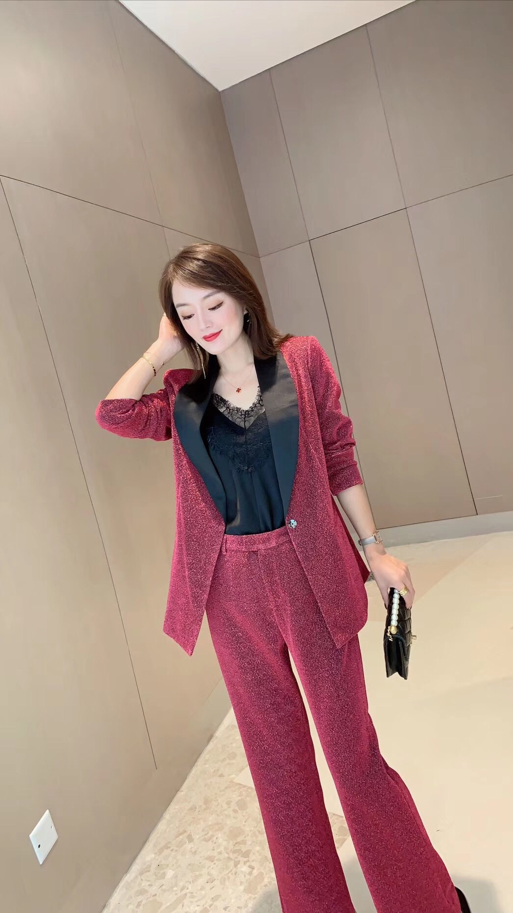 Womens Vest suits dress Vogue Paris Fashion Week Show Customized Fashion Tailored suits M39