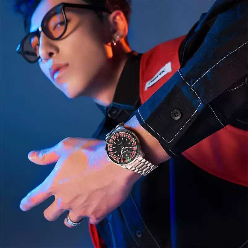 Rotating Dial Design Mechanical Watches Men NH35 Movement Sapphire Waterproof Leather Luxurious Automatic Wristwatches L251113