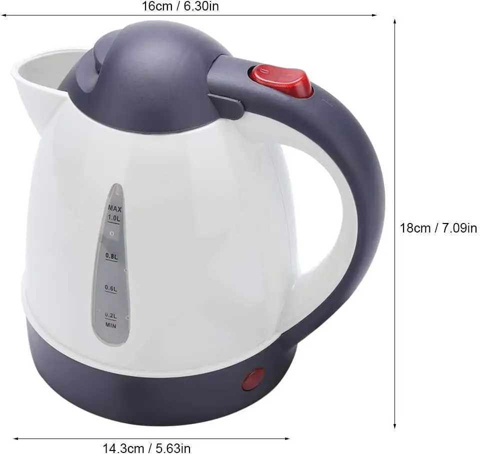 Portable Car Electric Kettle Road Trip Travel Cigarette Lighter DC12V/24V Heated Water Tea Coffee Kettle Auto Shut Off C251125