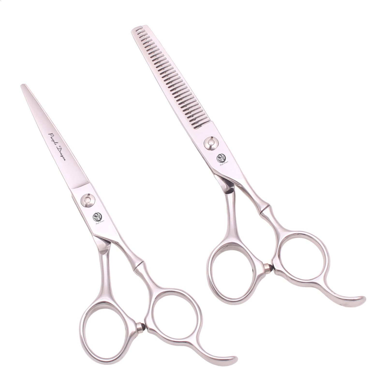 Professional Hair Scissors Purple Dragon 5.5 6 Japan 440C Hairdressing Scissors Thinning Scissors Barber Shop Z9030 250424