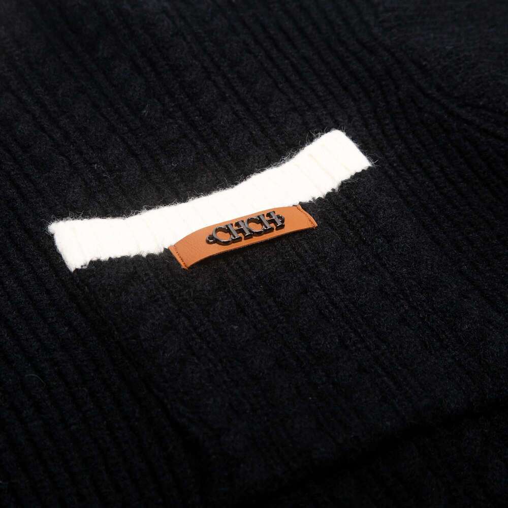 CHCH Fashion Round Neck Knitted Jumper For Women 2024 Autumn Long Sleeve Sweater Female Hight Street Warm Lady Chic Pullover