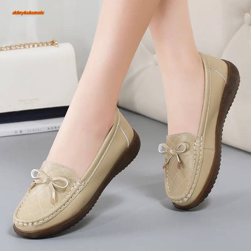 Zapatos De Mujer Autumn Fashion Slip on Comfortable Non-slip Casual Flats Plus Size 35-44 Loafers Shoes for Women ddmykukumalu