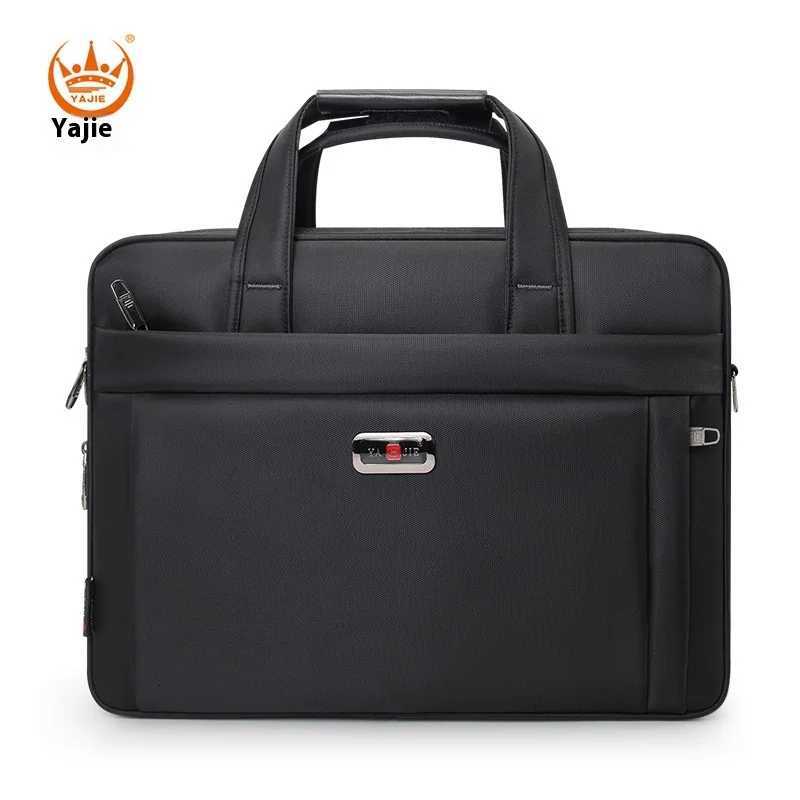 Large Capacity Briefcase Bags Men Business Bag 17 156 14 inch Laptop Bag Shoulder Bags Canvas Handbags Messenger Work Tote BagsT251125