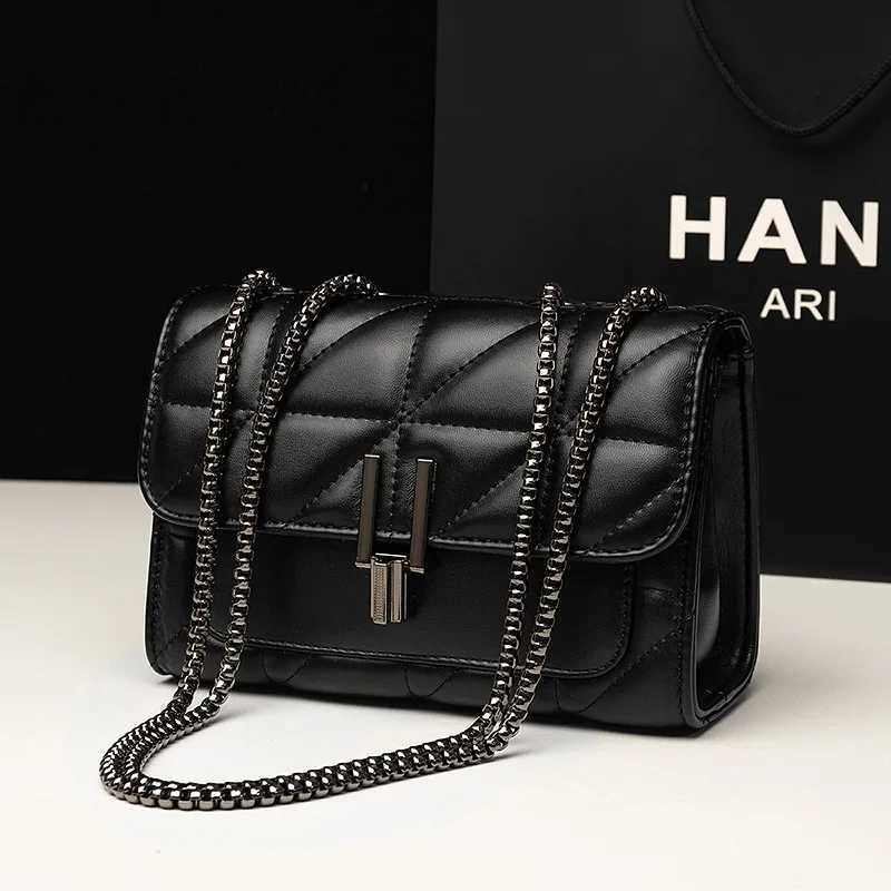 Lingge bag chain bag shoulder bag diagonal cross style cross body bag W250425