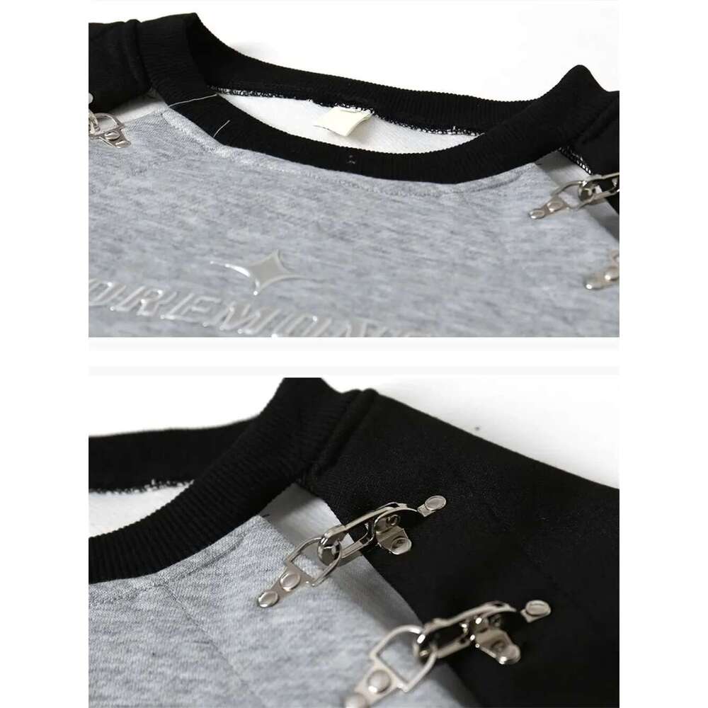 Y2k Summer Black Cargo Pants Women Original Retro Multi Zip Pocket Two Wear Design Drawstring Casual Oversized Trousers
