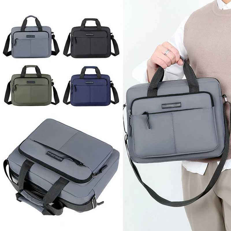 Large Capacity Briefcase Travel Essentials Laptop Storage Diagonal Bag Business Trips Oxford Cloth Document Organize AccessoriesT251125