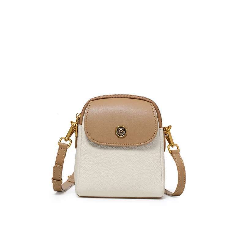 Aidrani Genuine 2025 New Style Fashion Cross-Body Shoulder Soft Leather Mini Women's Mobile Phone Waist Bag
