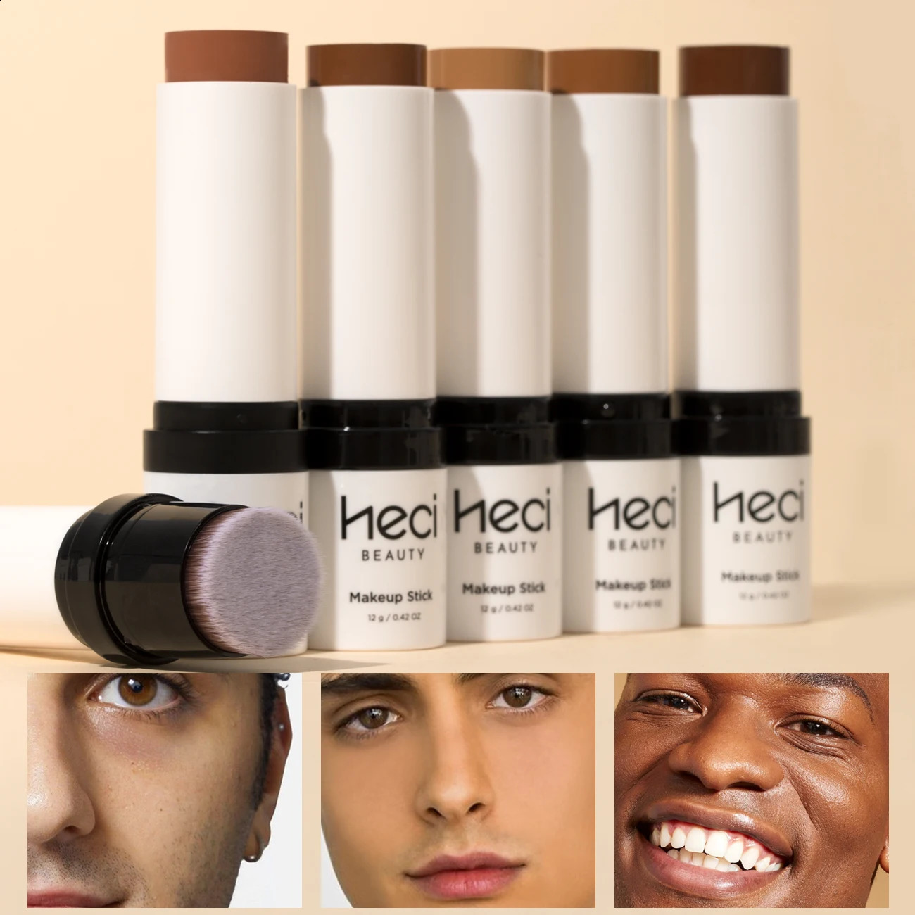 Mens base bar oil control and longlasting coloring moisturizer BB CC cream color correction for all skin types 250415