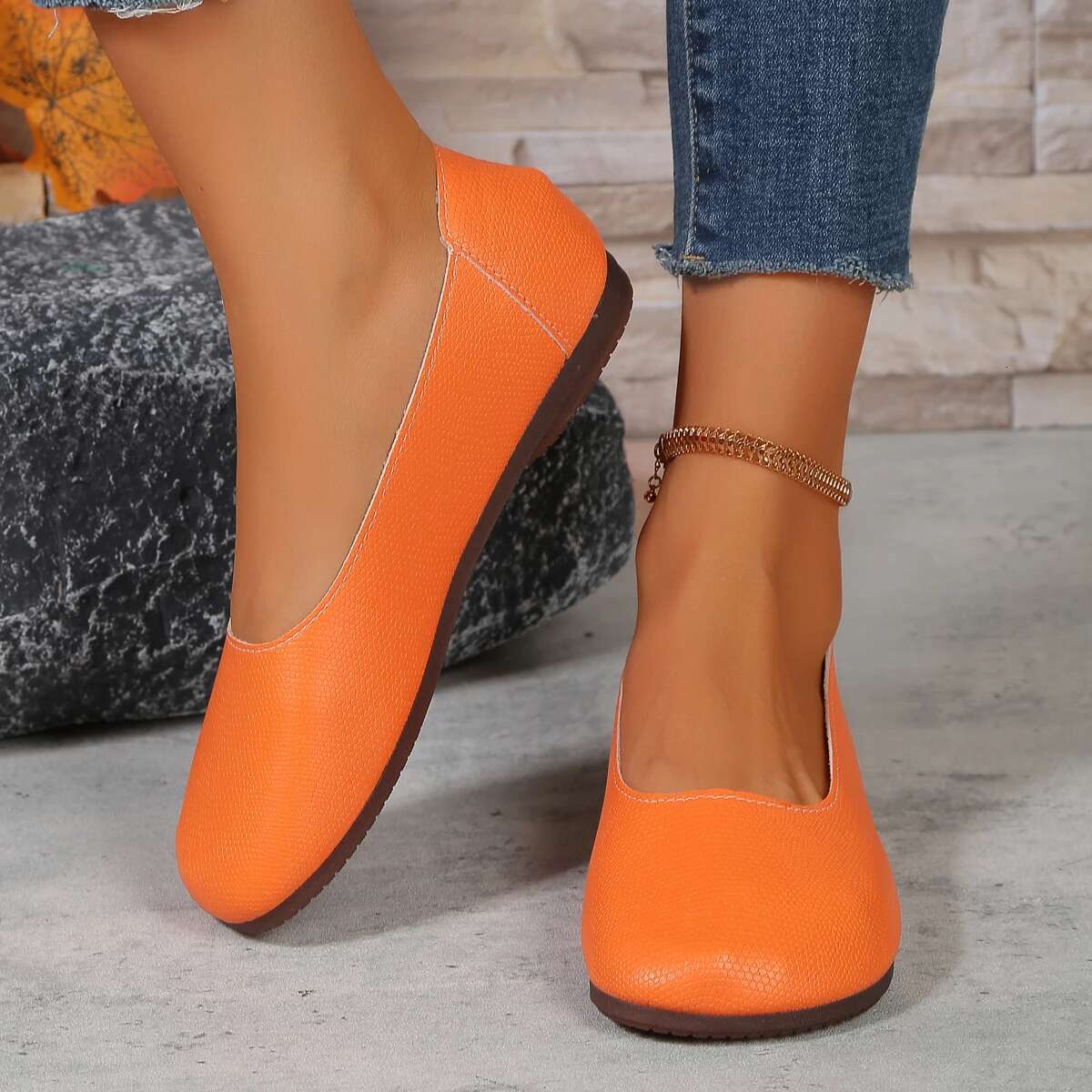 Popular flat sole round toe bean 2024 new soft soled women's large size single shoe grandmother shoes ddmykukumalu