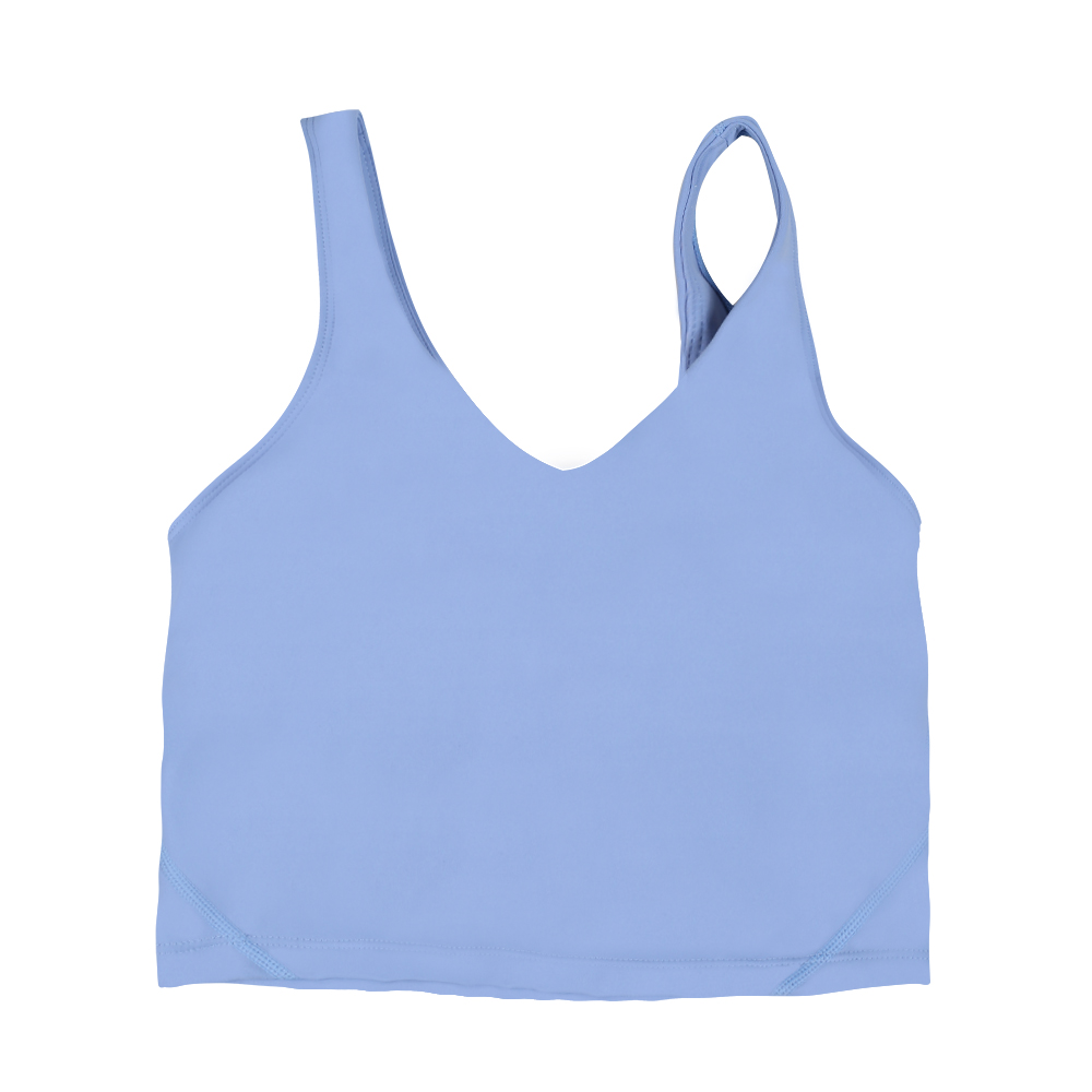 L188 Women's yoga exercise top gym women's U-shaped vest with chest cushion shock-absorbing and sweat absorbing exercise top bra