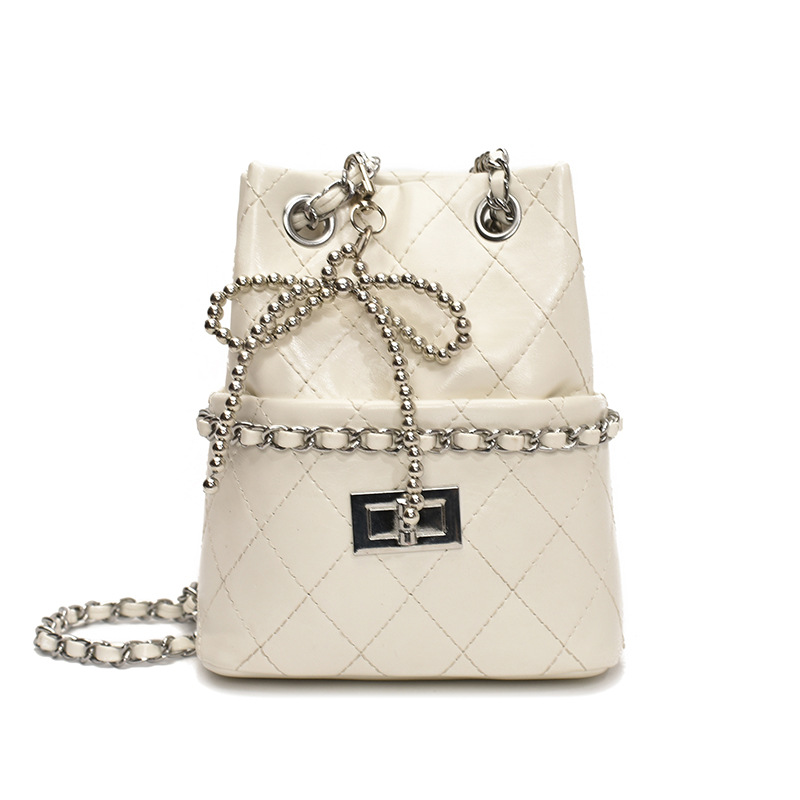 Designer Bag 2025 New Korean Style Backpack for Women Quilted Chain Niche Crossbody Bag Luxury Small Shoulder Bag Free Shipping