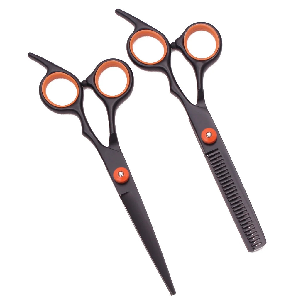 Hairdressing Scissors Japan Stainless Hair Scissors Rainbow Hair Cutting Scissors Barber Shop Thinning Shears Comb Razor C1001 250424
