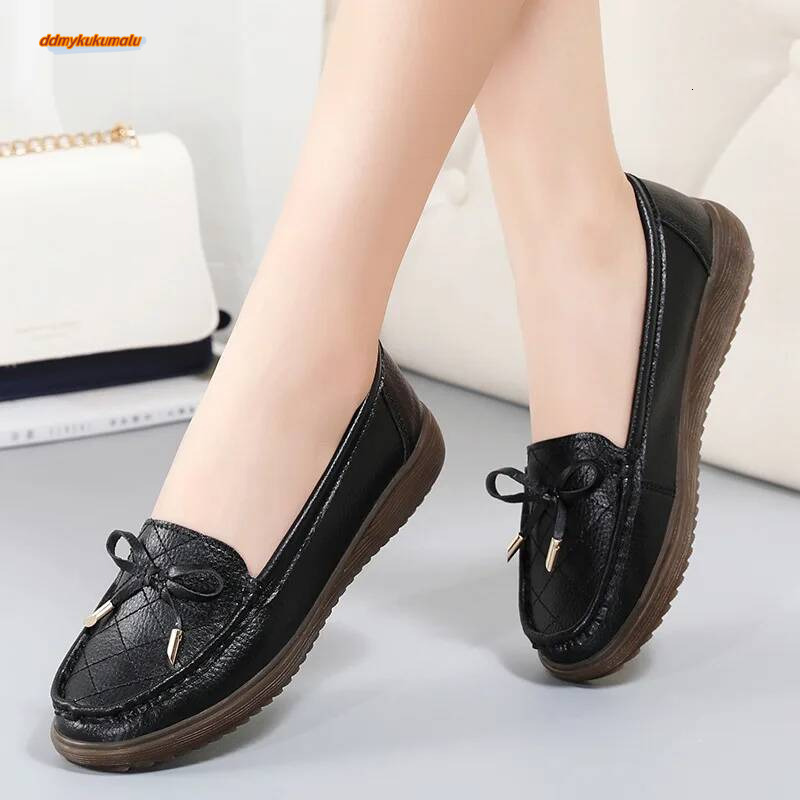 Zapatos De Mujer Autumn Fashion Slip on Comfortable Non-slip Casual Flats Plus Size 35-44 Loafers Shoes for Women ddmykukumalu