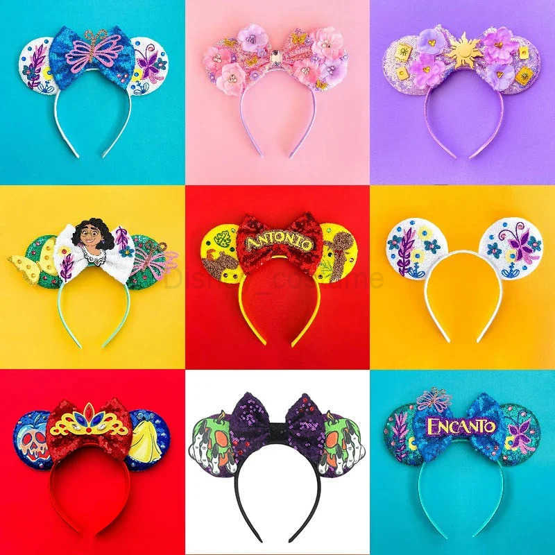 Disney Little Mermaid Girl Earbands Ariel Princess Headbands Childrens Sebastian Headbands Womens Floor Hair Accessories X250425