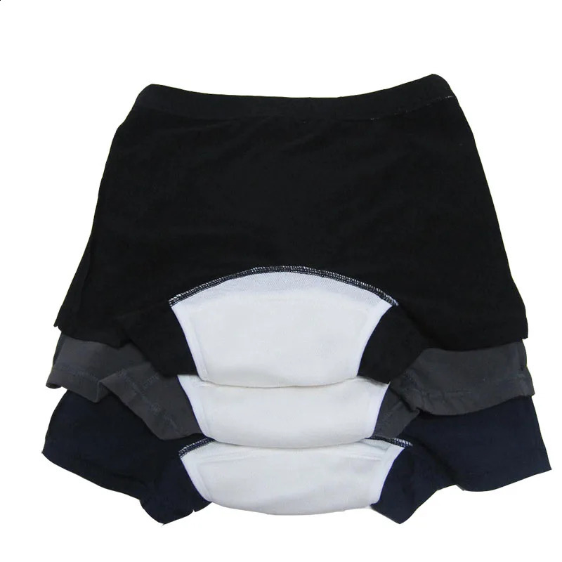 3 packs of mens incontinence underwear made pure cotton regular absorbent reusable washable and urinary 250417