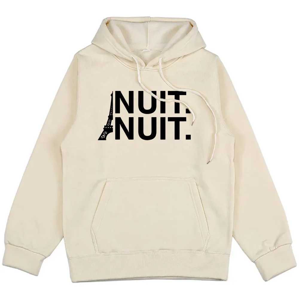 American basketball player Nuit Hoodies night graphic sweatshirt Sudaderas Con Capucha Long Sve winter unisex Pullover w250425