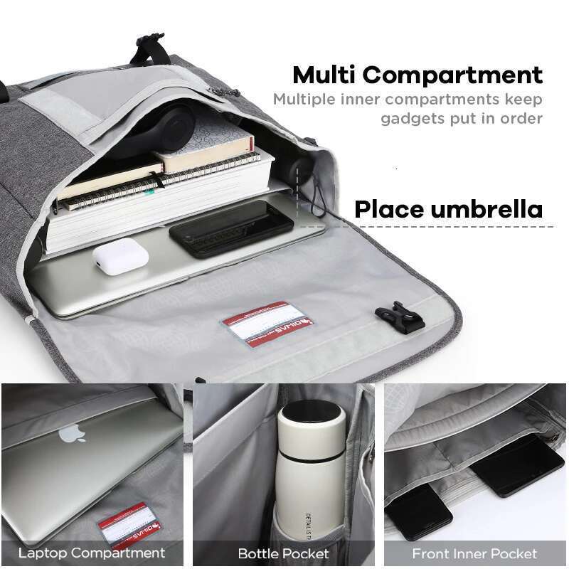 OIWAS 15 Inch Laptop Men Messenger Fashion Travel Sling Shoulder Bag Men's Canvas Briefcase Male Crossbody Pack For Teenages