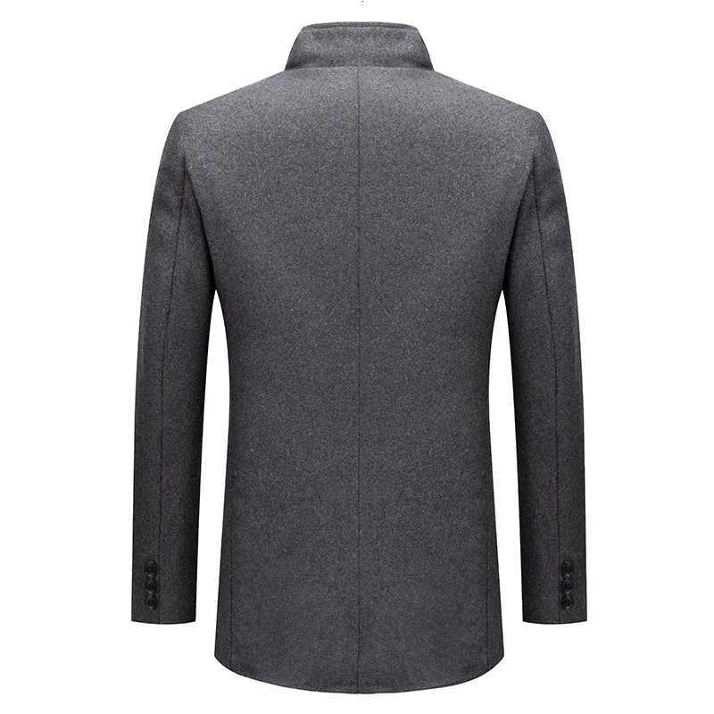 New Winter Men Cashmere Blazers Jackets Suits Coats Male Tailored Collar Overcoats Business Casual Woollen Trench Coats Size 4XLT251125