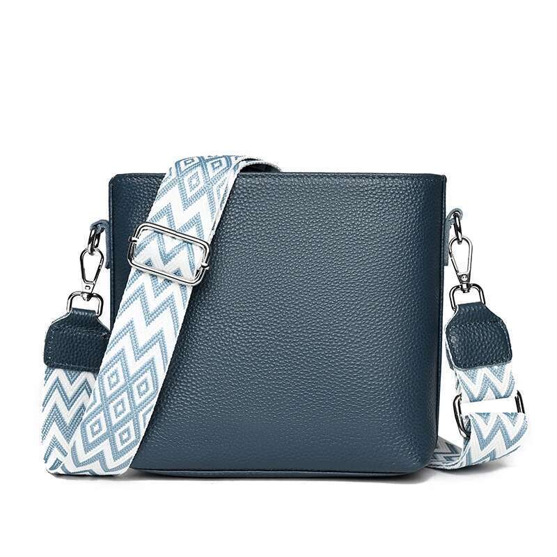 Designer Bag 100% Genuine Leather Shoulder Crossbody Bags For Soft Cowhide Bucket Bag Women Handbags Fashion Tote Sac