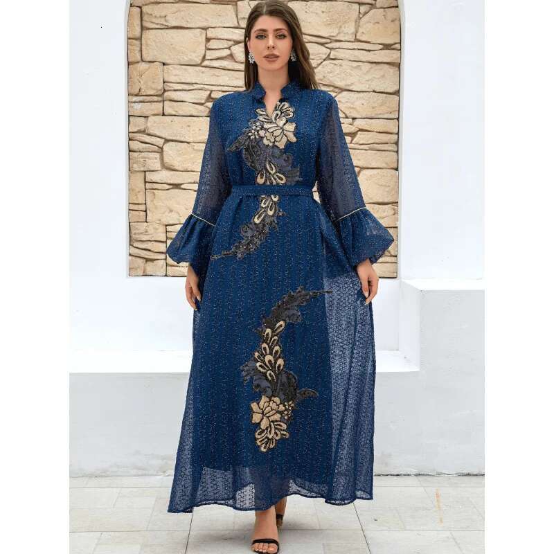 Dongdumaoyi Middle East Muslim Women S Wear New Dubai Abaya Embroidered Robe Dress W