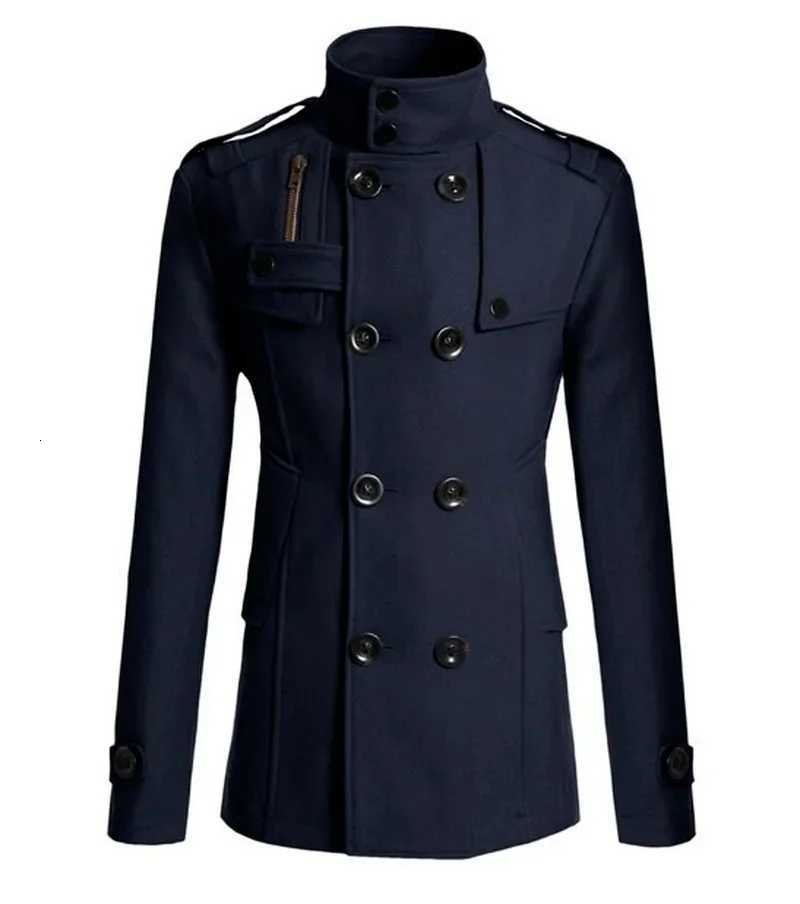 2021 Brand New Mens Mao Wool Overcoat for Male Long Suit Woolen Windbreaker Mens Coat Outer Wear ClothingT251125